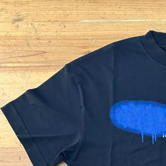 Old Sprayed black tshirt