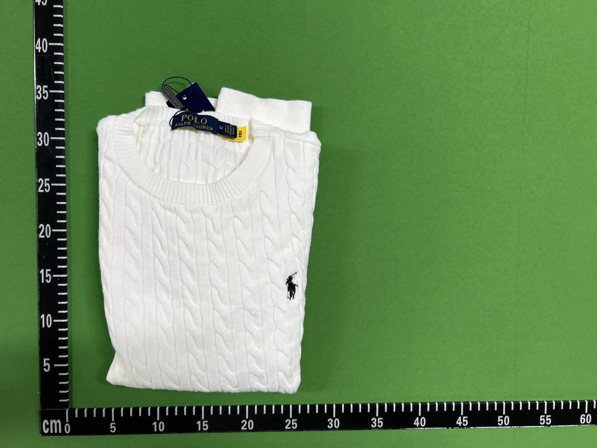Polo Ralph Lauren Cable Knit Sweater White