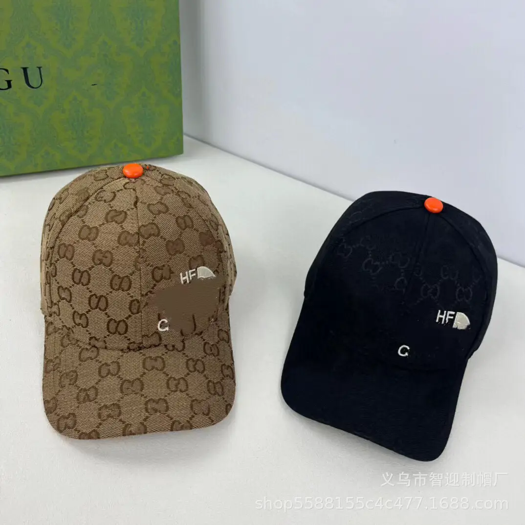 Korean Style Women's Baseball Cap, British Style Fashion Letter g Embroidered Men's Peaked Cap, Sun Protection Hat Wholesale
