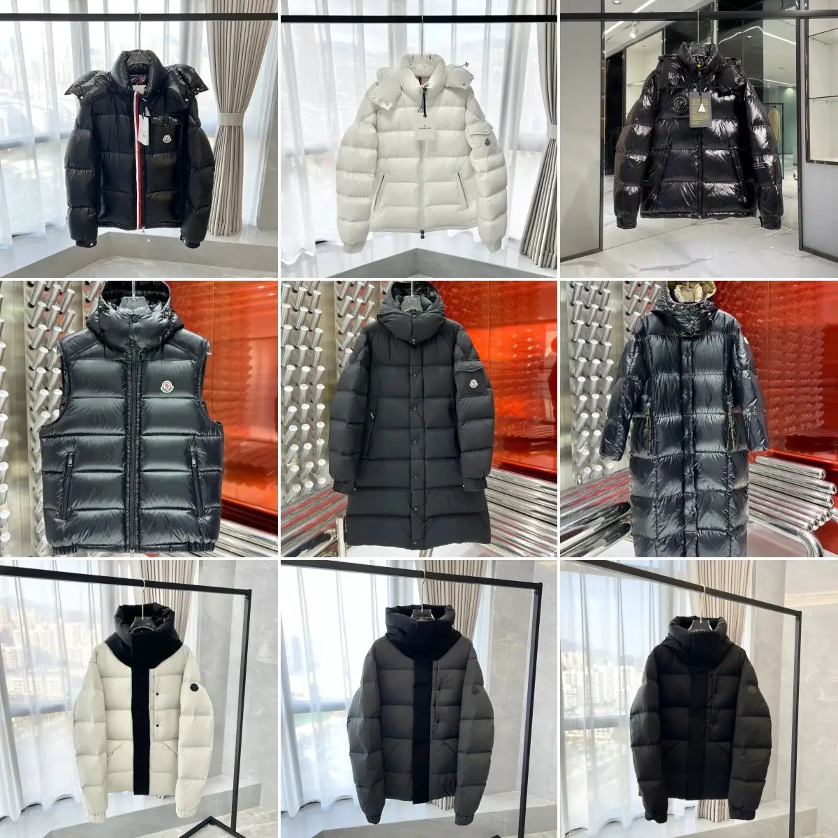 Monc1er, down jackets.