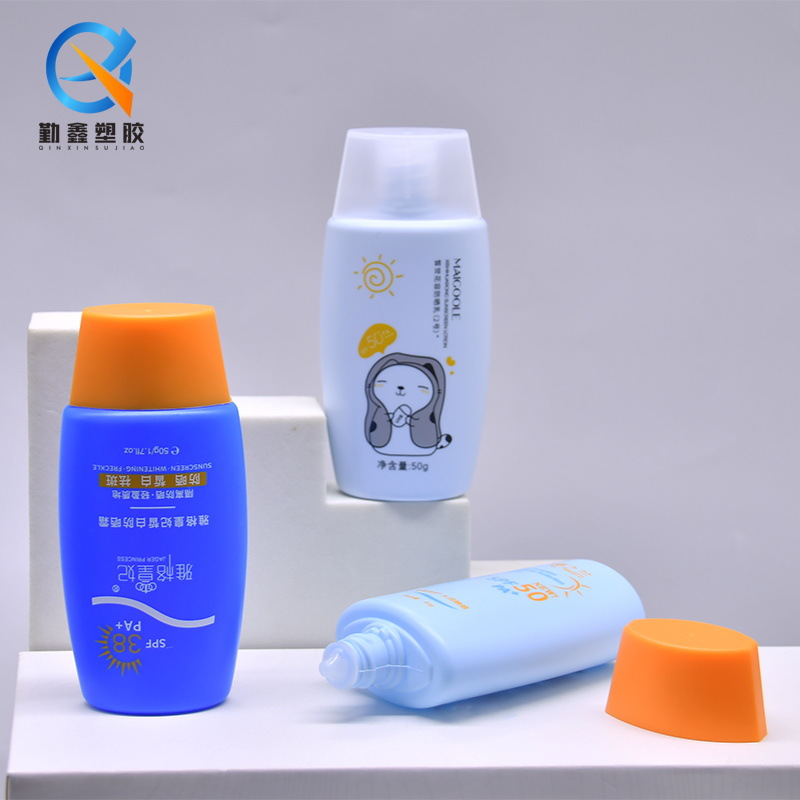 Source Manufacturer Sunscreen Bottle 50ml Isolation Cream Pe Empty Bottle Sunscreen Lotion Cosmetic Packaging Material Sunscreen Bottle Skin Care Products