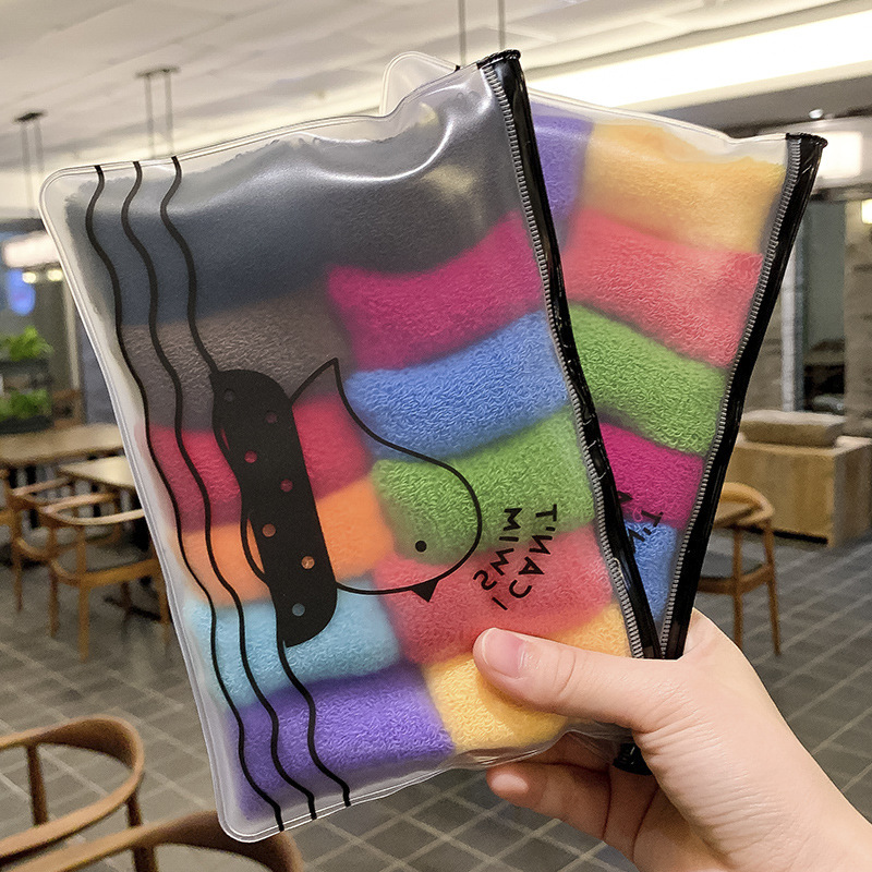 Stretch Towel Hair Band Student Hair Set Candy Color Hair Rope Hair Band Strap Seamless Rubber Band