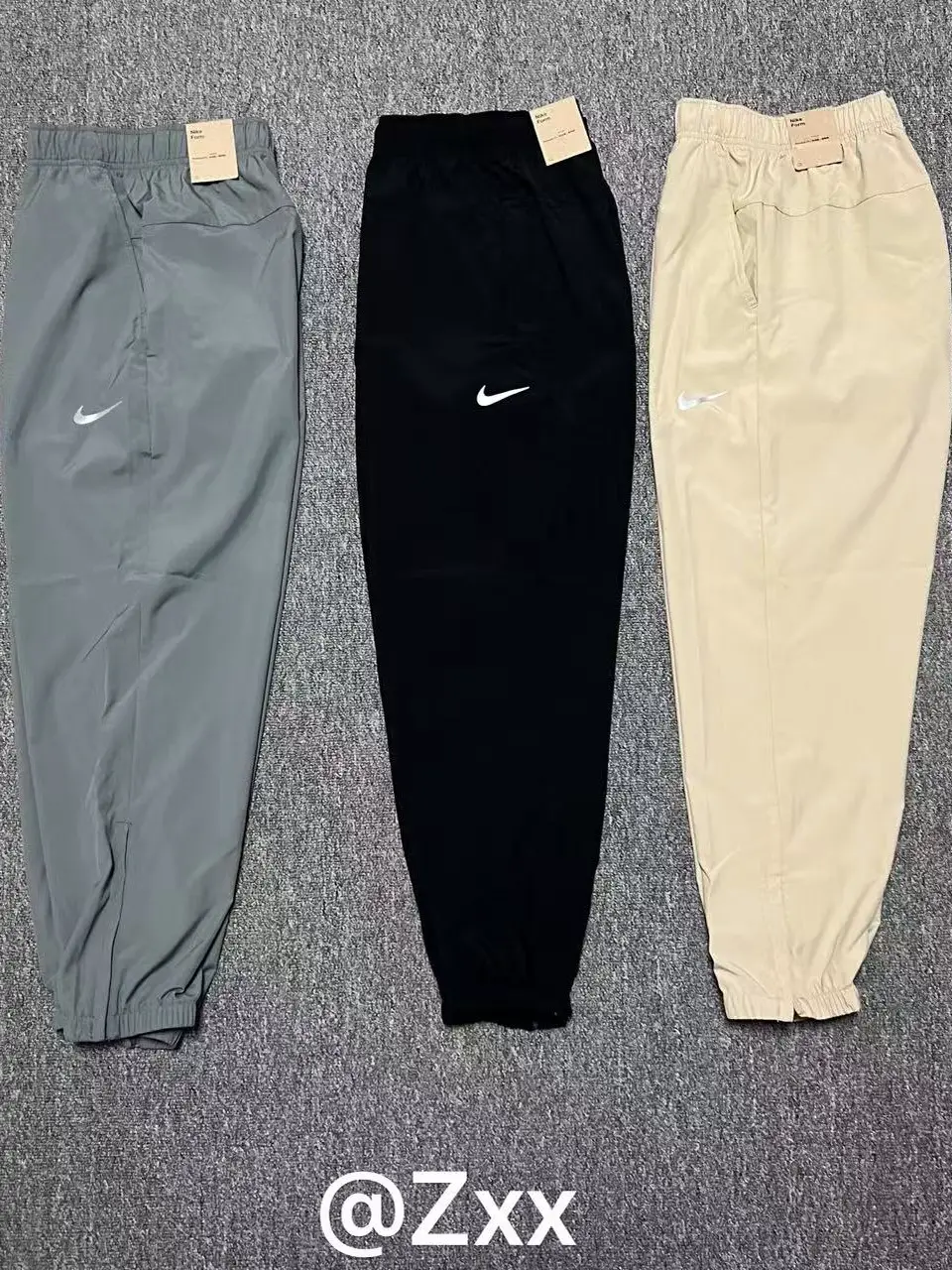 Nike Men's Running Training Casual Quick-Drying Breathable Woven Cropped Ankle-Tied Trousers Fb7498