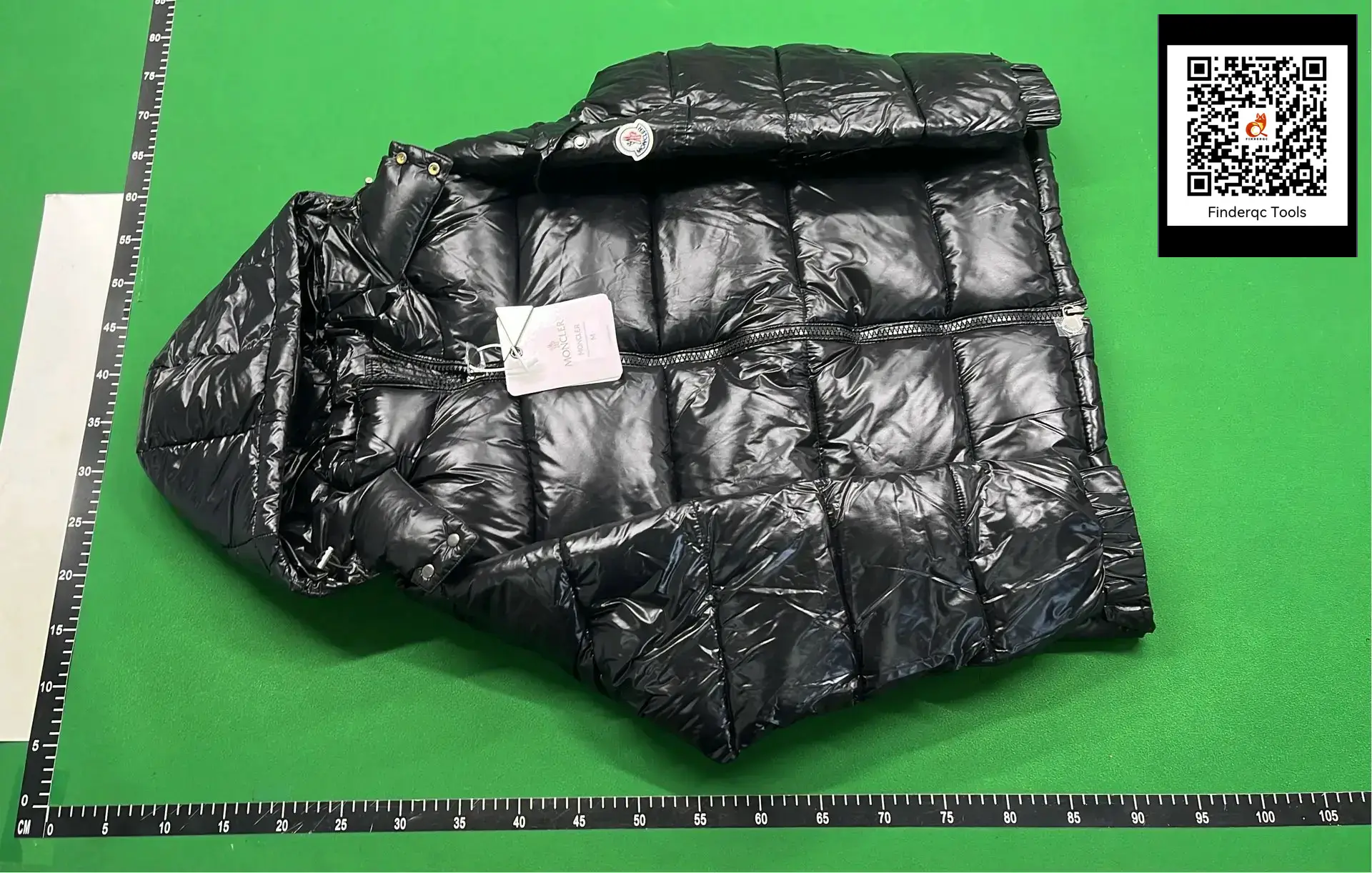 Moncler puffer jacket black