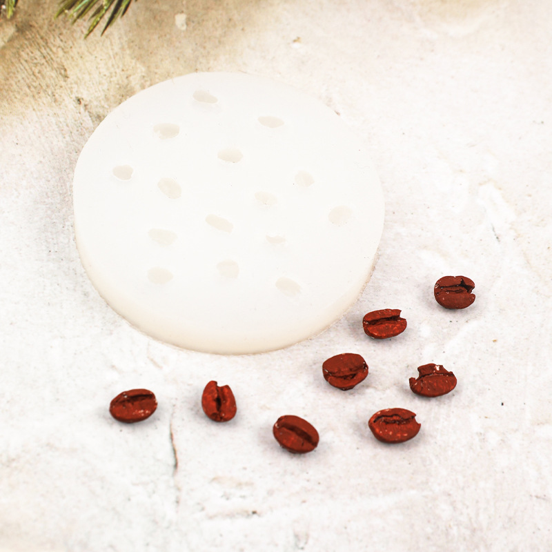 Coffee Bean Silicone Mold Aromatherapy Candle diy Handmade Chocolate Cake Baking Decorative Mold