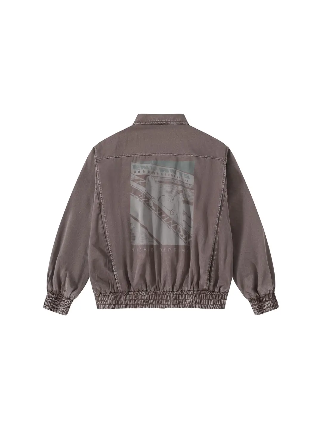 Roaring Little Eyes ERD24SS Melancholy Rich Second Generation Sun-Sun Flight Accident Wash Old jacket Outwear