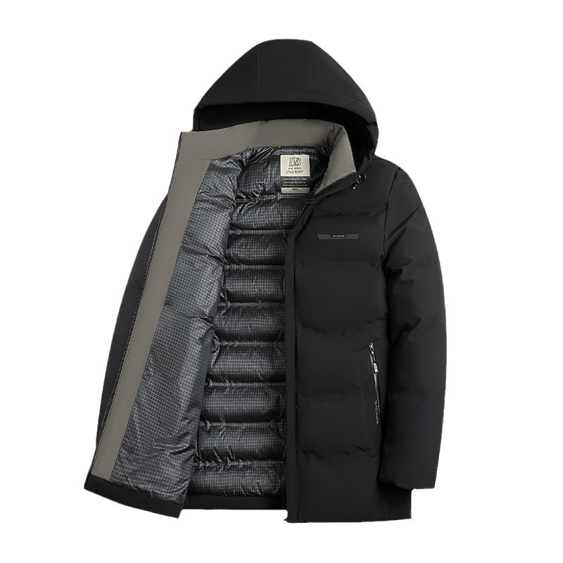 Diyu Shenlong Men's 2024 Winter Thickened Warm Cold-proof Middle-aged Dad Cotton-padded Jacket