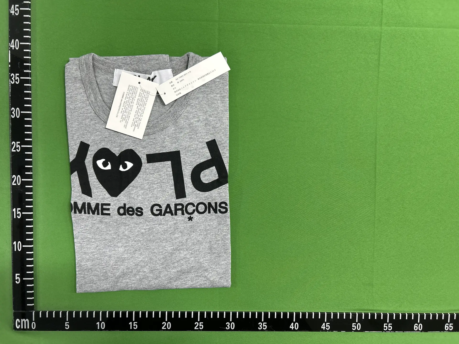 Comme des Garcons PLAY T-Shirt Grey