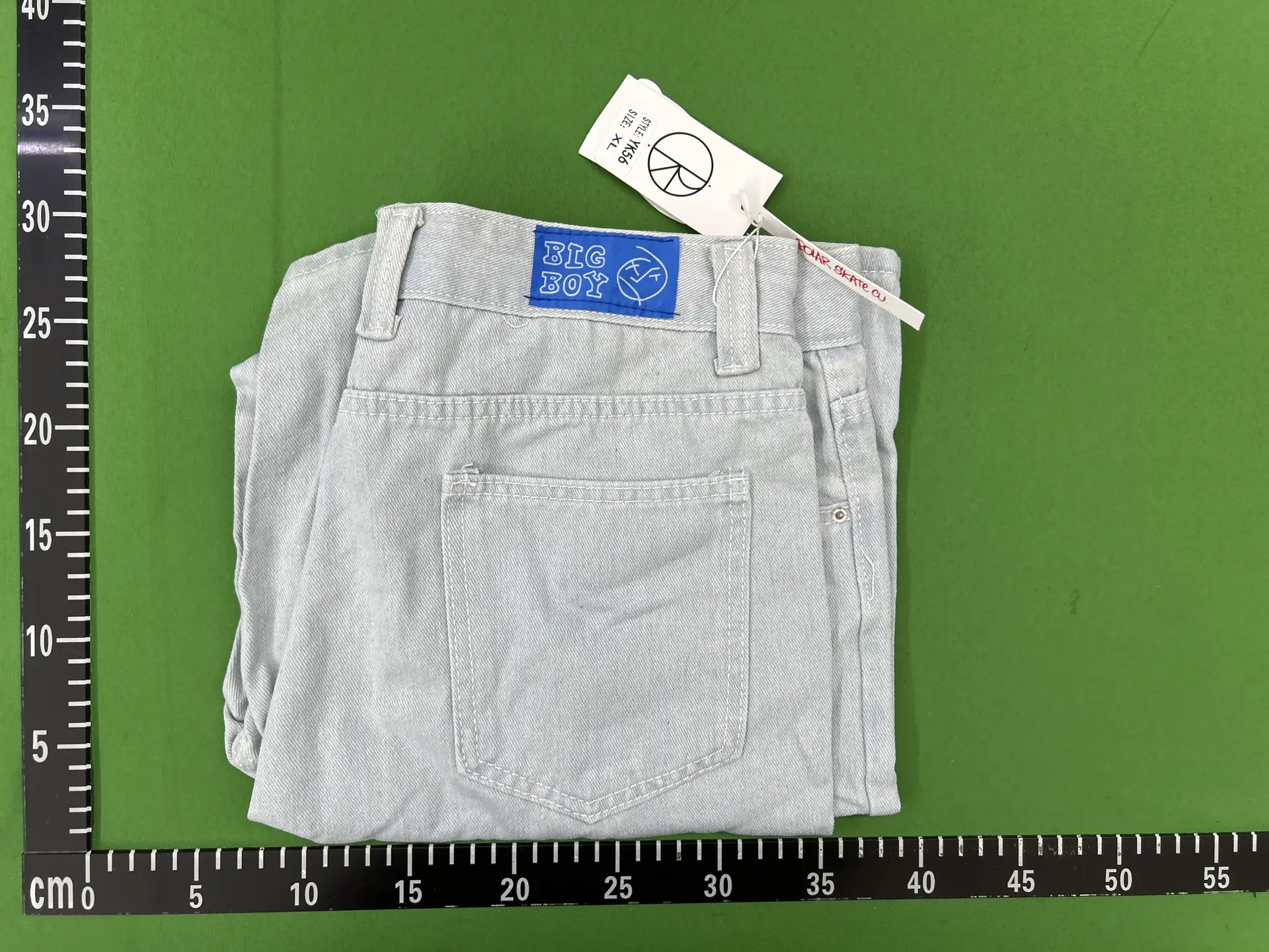 Cross-border 2024 Explosions European and American Fashion Brand Printed Denim Shorts Men's High Street Casual Loose Wide Leg Pants