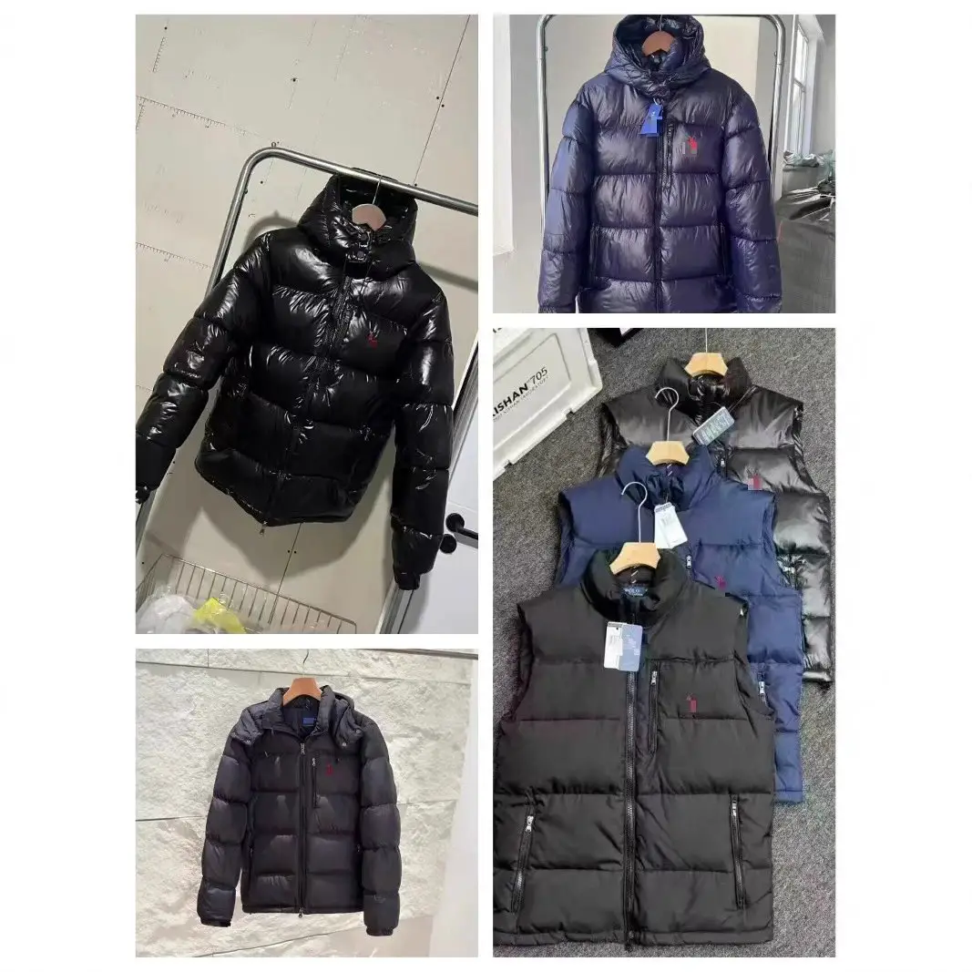 New winter high version thickened hooded windproof cold warm pony men and women with the same paragraph cotton jacket jacket