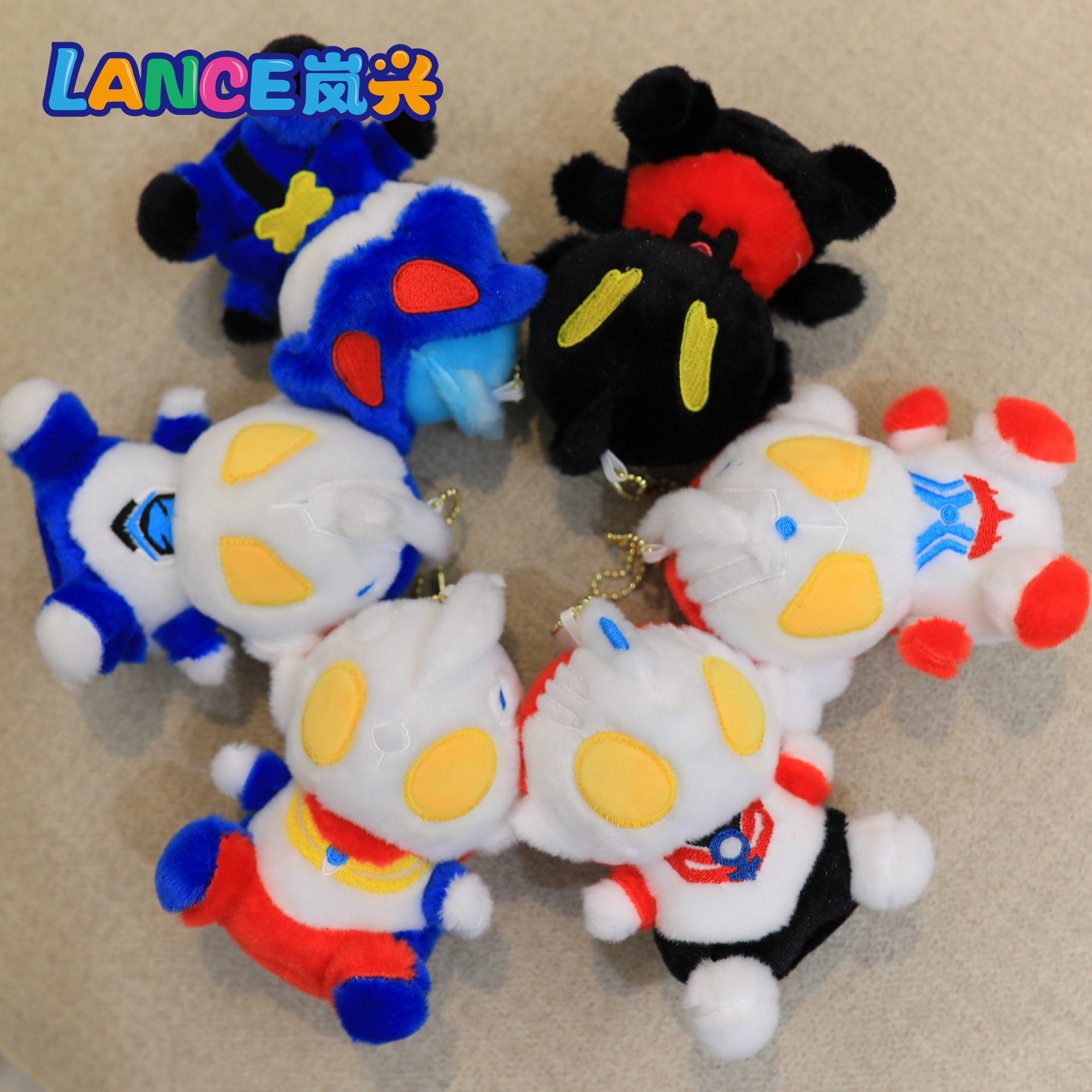 4inch 【Salty Egg Superman】In-Stock 10cm Plush Toy Doll Original Internet Celebrity Cultural Creative Companion