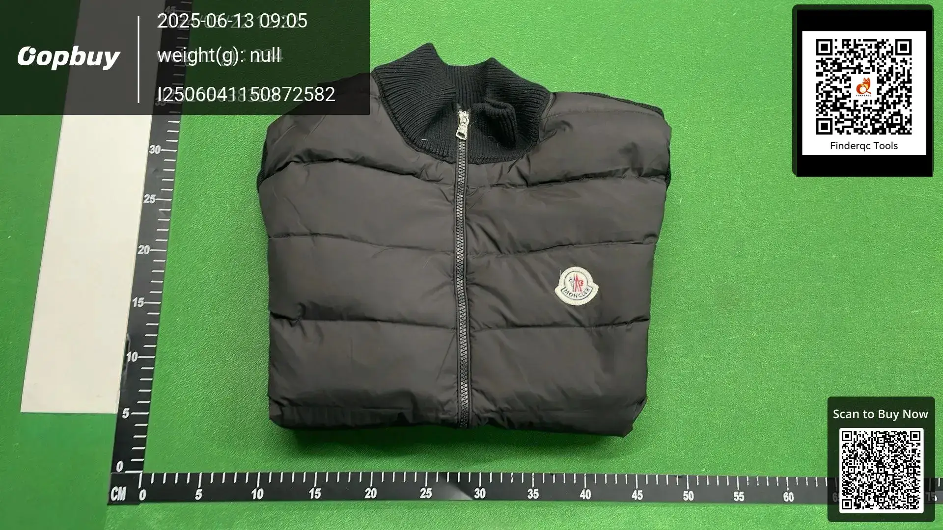 Moncler Black Down Vest