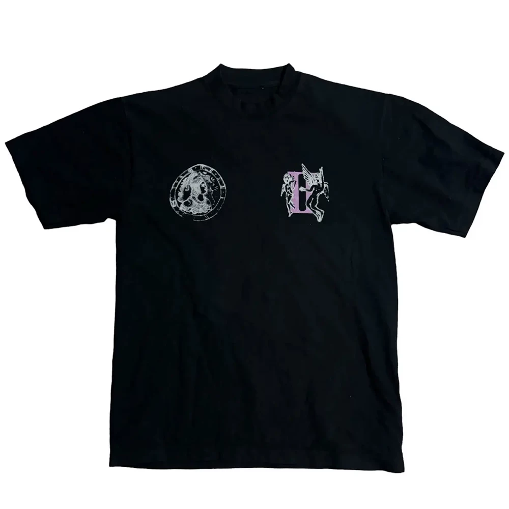 Playboi Karti LUCKI GEMINI TOUR 2024 tee shirt collaboration short sleeved trend