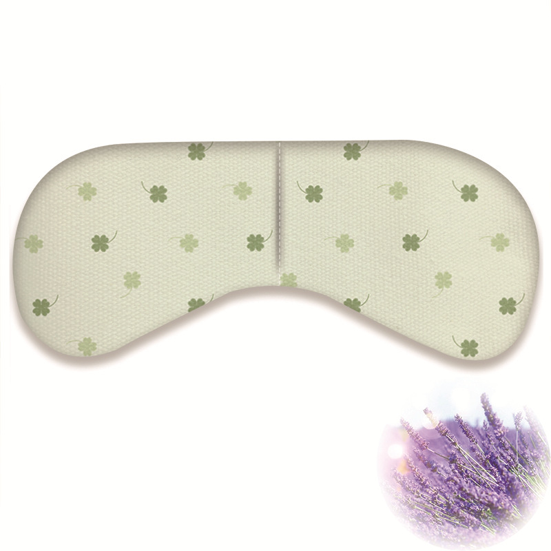 Hot and cold compress yoga eye pillow linen printing microwave heating lavender flaxseed filling shading meditation eye mask