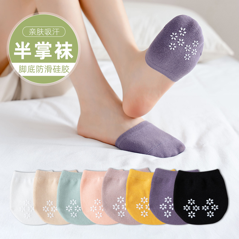 Half-Length Socks for Women, Summer Workplace Half Socks, Invisible Socks for Women, High-Heeled Shoes, Silicone Non-Slip Short Socks Wholesale