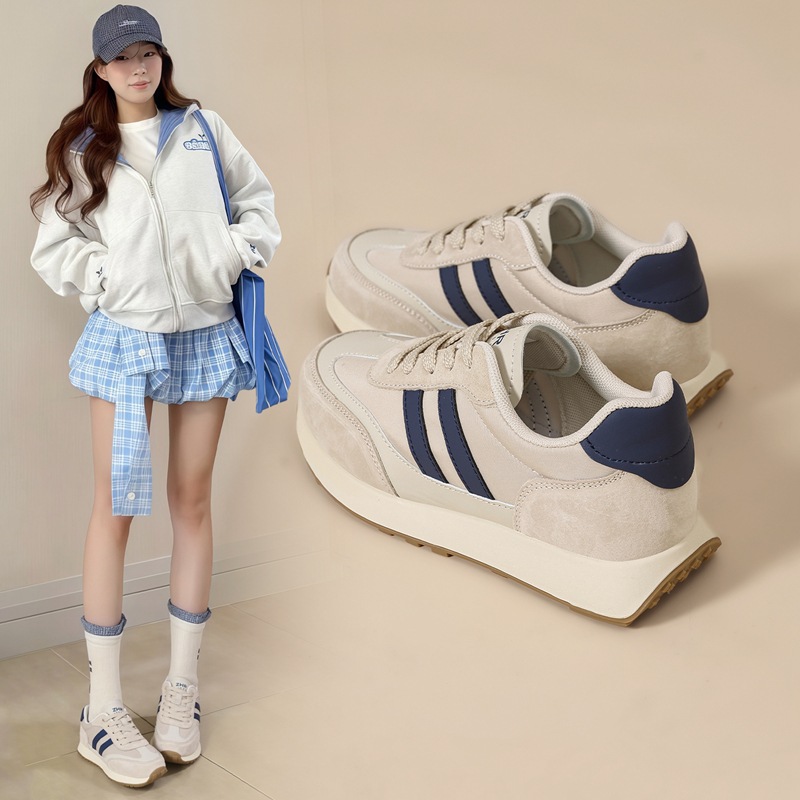 Zhr Retro Forrest Gump Shoes 2026 Spring New Style Comfortable Versatile Sports Casual Shoes Soft-Soled Women's Shoes