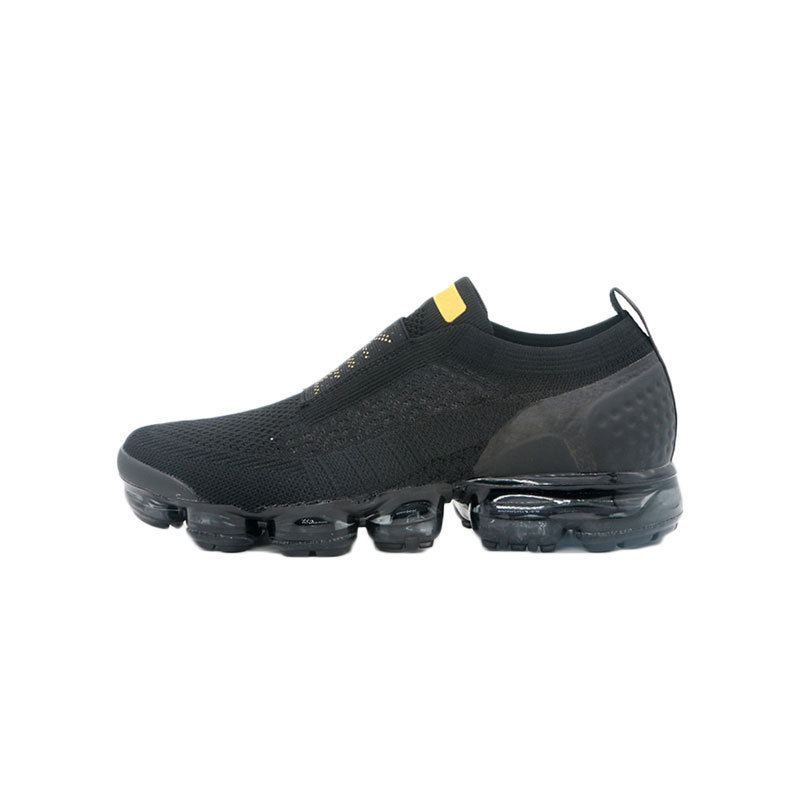 2018 Cross-border European and American Moc 2 Air Cushion Shoes Foreign Trade FK Elasto No Shoelace Knitted Running Shoes