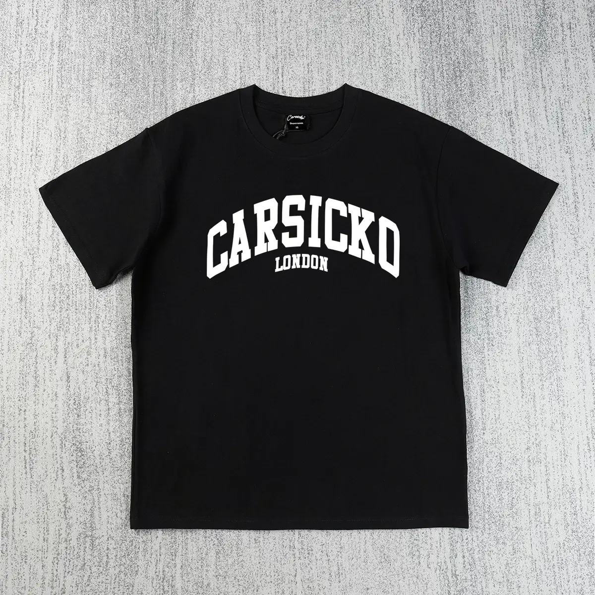 Carsicko Heart Summer Heavy Casual Anime Short-Sleeved T-Shirt Men and Women Versatile Loose Couple Short-Sleeved Suit