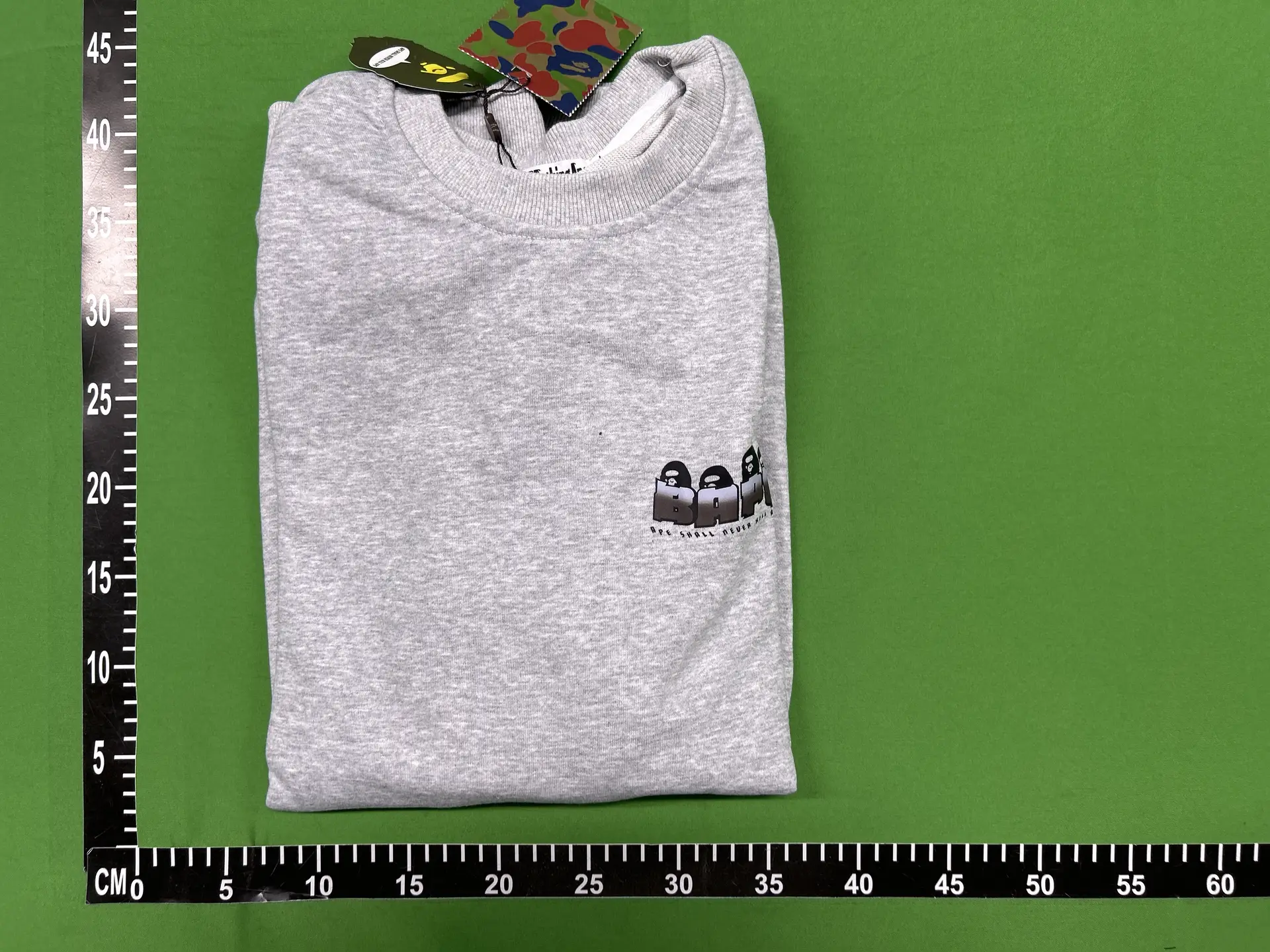 A Bathing Ape Pullover Sweatshirt Grey