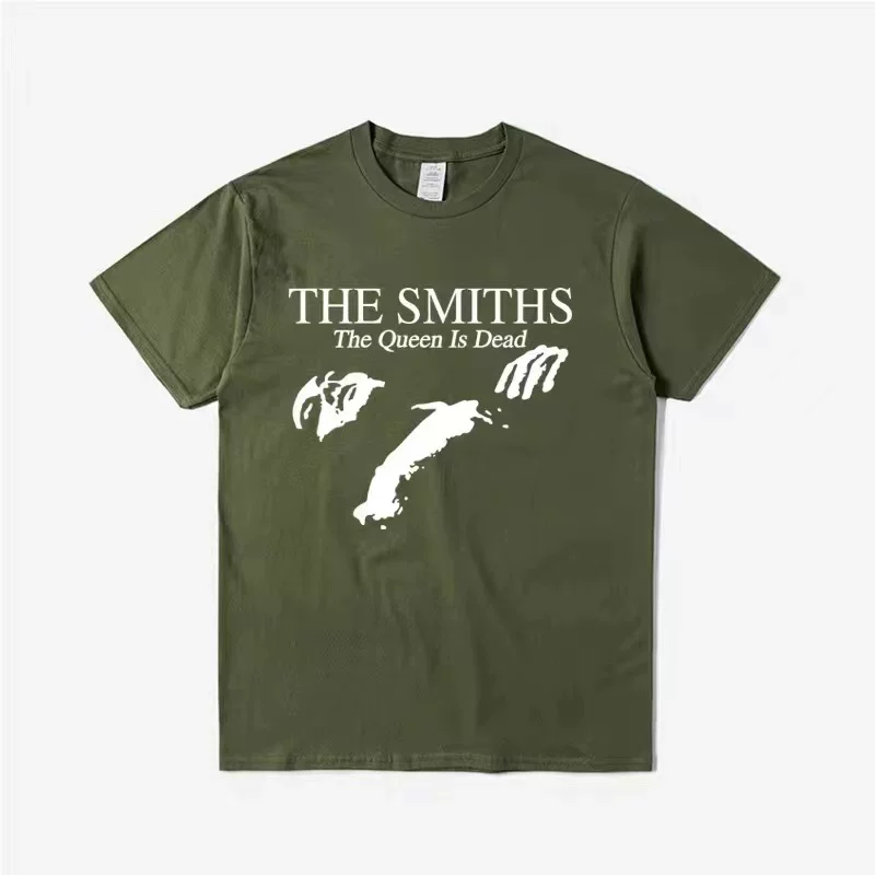 The Smiths The Queen Is Dead short sleeved T-shirt, men's and women's cotton loose fit, summer fashion versatile