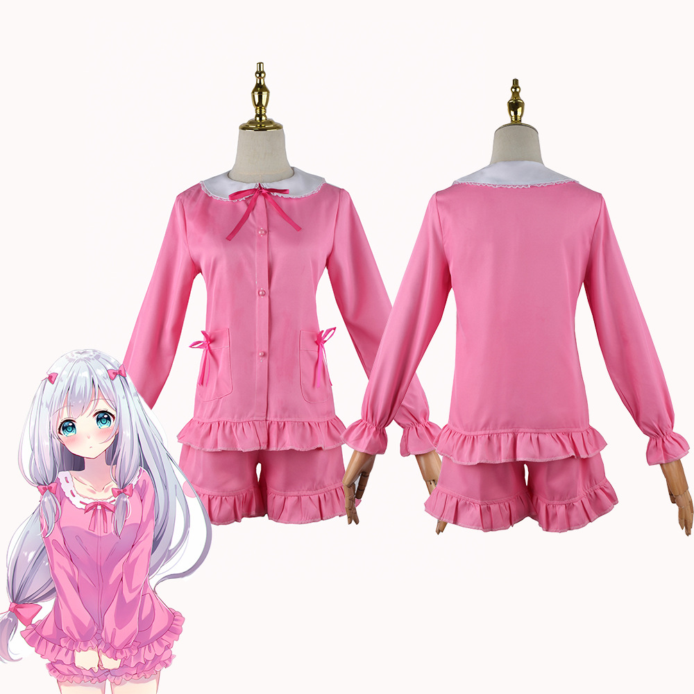 Beishui Trading Comics Eromanga Sensei Cosplay Costume Izumi Sagiri Cosplay Costume Pajamas Cute Style