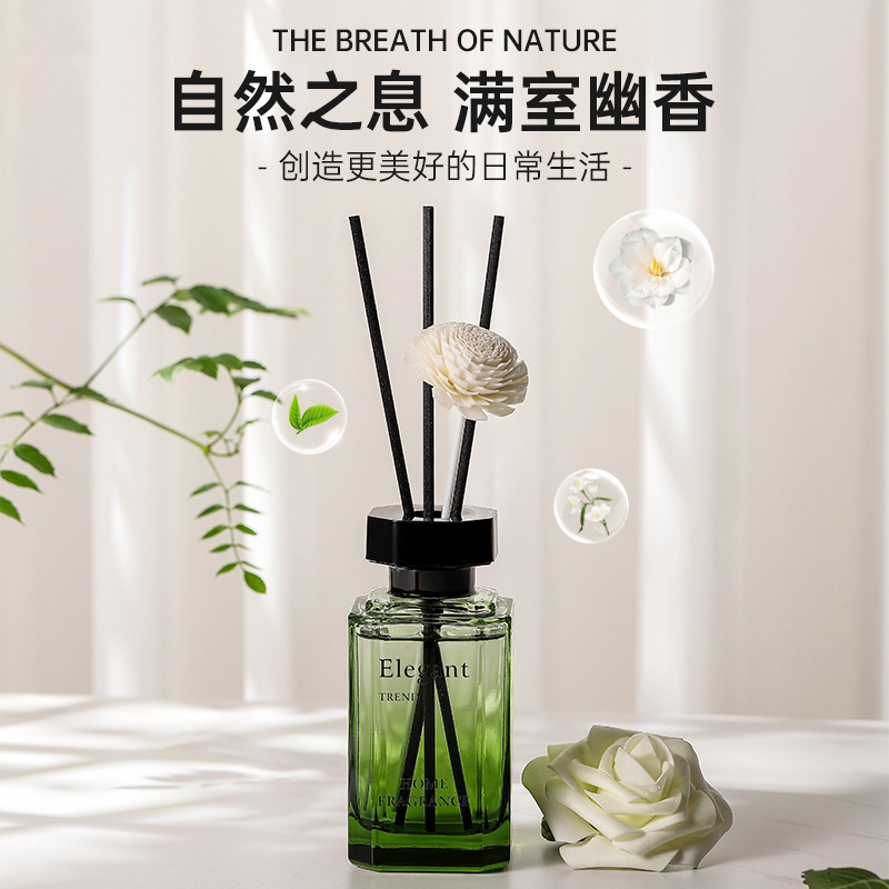 Creative Flameless Aromatherapy Essential Oil for Hotels, Indoor Home Use, Plant-Based Fragrance, Toilet Deodorizer, Long-Lasting Fragrance Liquid