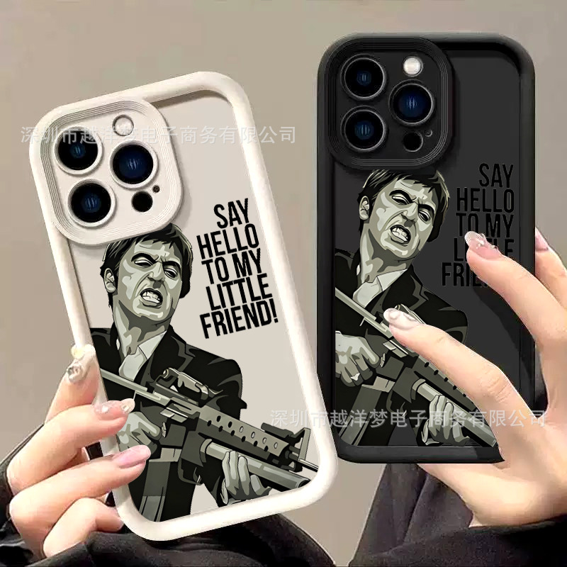 Cross-Border Scarface Iphone17Pro Mobile Phone Case 16/15/14/13 Tianyan Ladder 12 Apple 11Xsma