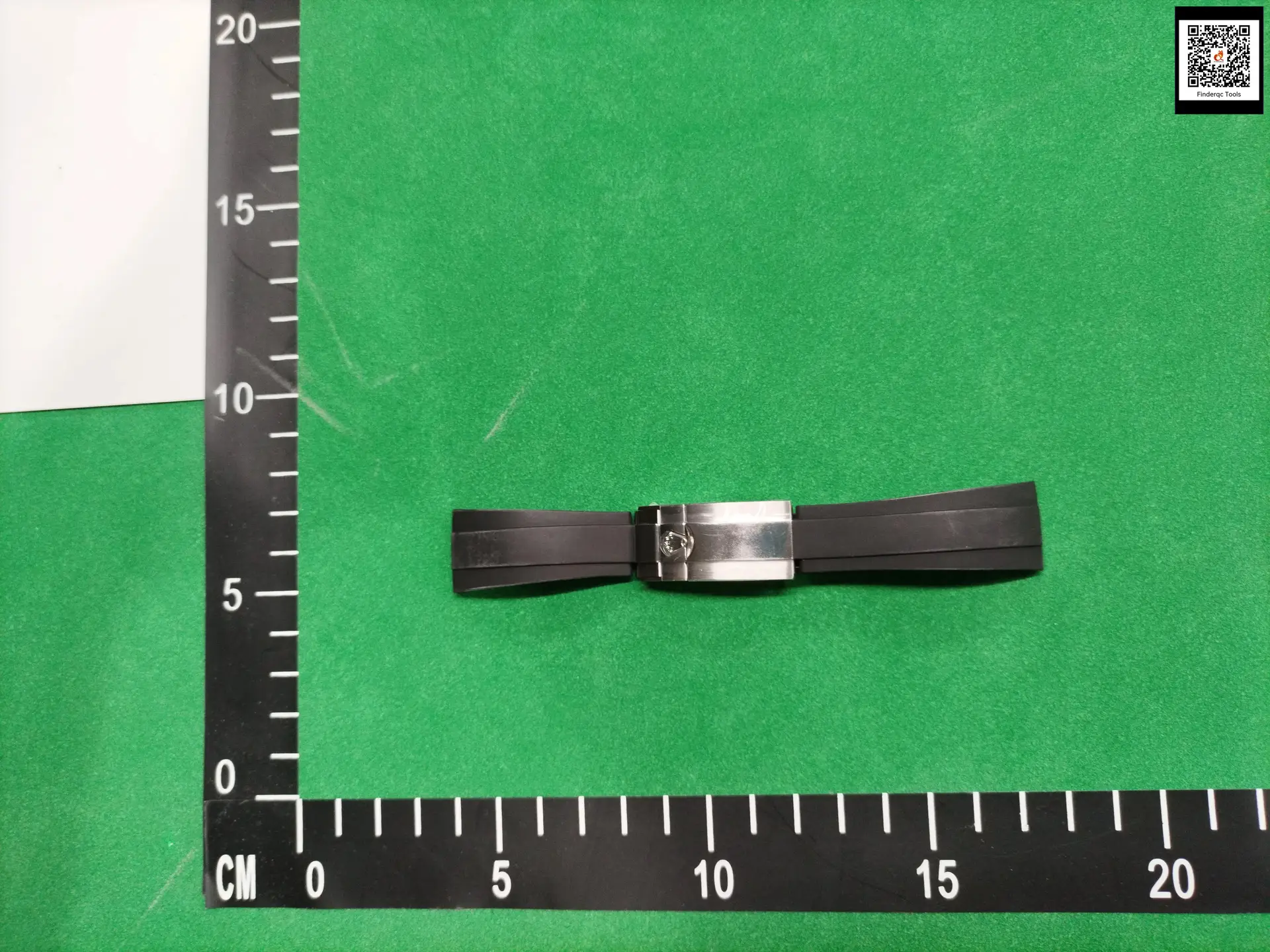 Fluororubber Watch Band Applicable to Rolex Panda Daytona Water Ghost Yacht Mingshi GMT Log Steel Reinforcement