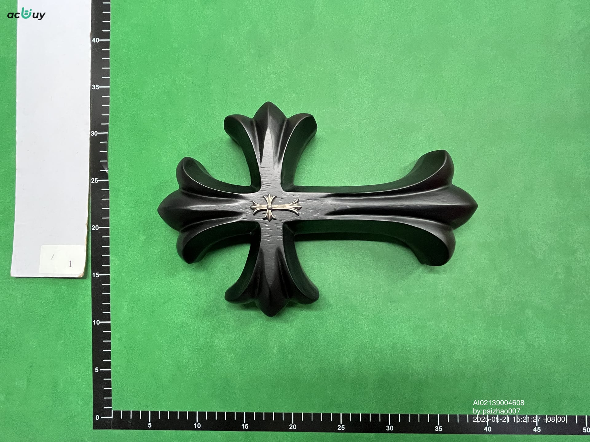 Chrome Hearts Cursive Cross 925 QC