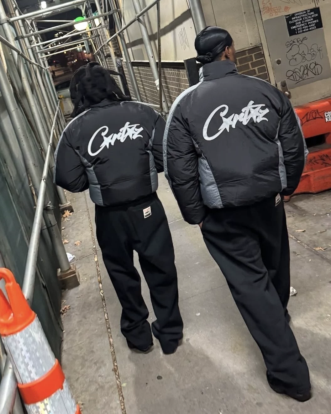 Corteiz down jacket, baseball jacket, European and American celebrity style, hip-hop rap casual, loose and versatile