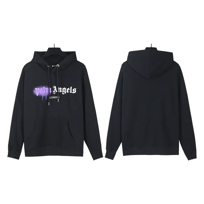 Trendy Brand Palm Angels Broken Head Bear Hooded Sweatshirt Angel Trendy Brand Embroidered Bear Couple Long Sleeve Hoodie