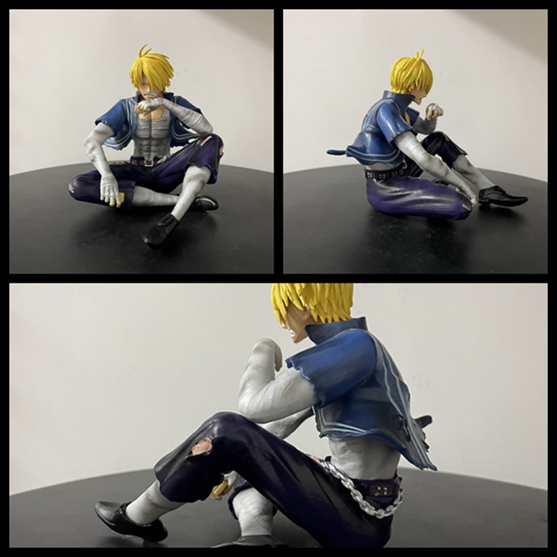 One Piece King GK War Damage Mountain Treatment Bath Fire Series Wings Two-shot Statue Model Boxed Hand-held