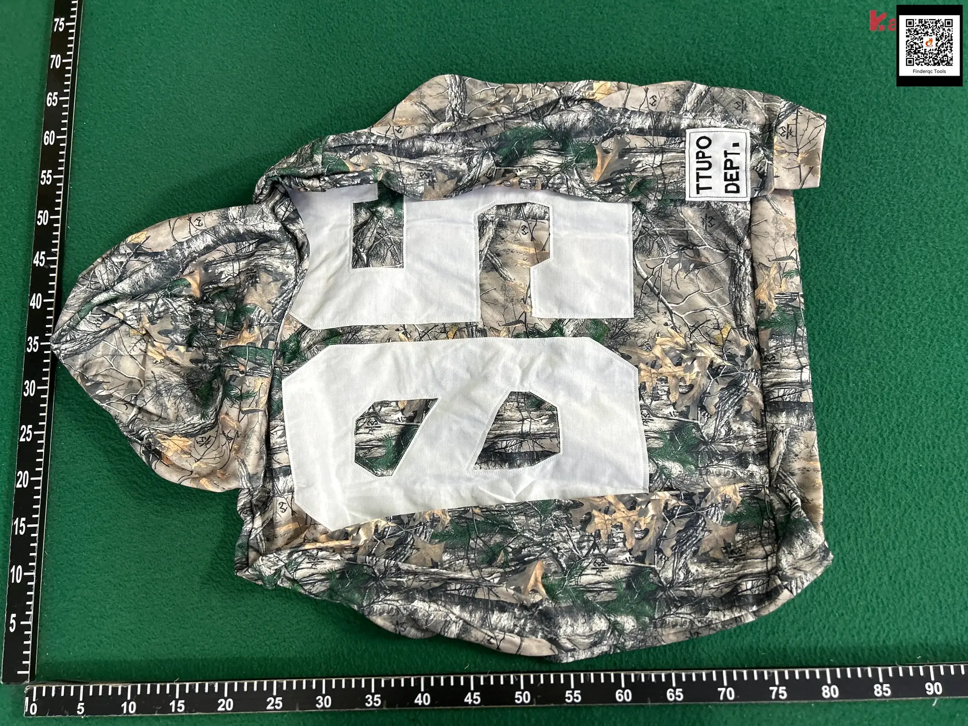 TTUPO DEPT. Camouflage Hoodie
