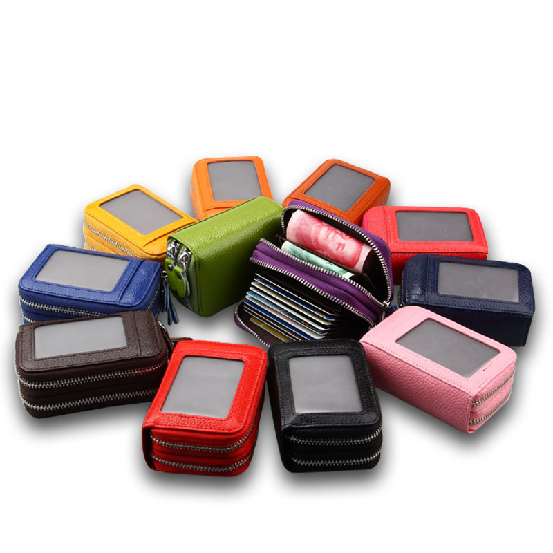 Manufacturer Wholesale Enlarged Anti-Magnetic Accordion Card Holder, Anti-Rfid Coin Purse, Anti-Magnetic Card Holder Processing and Customization
