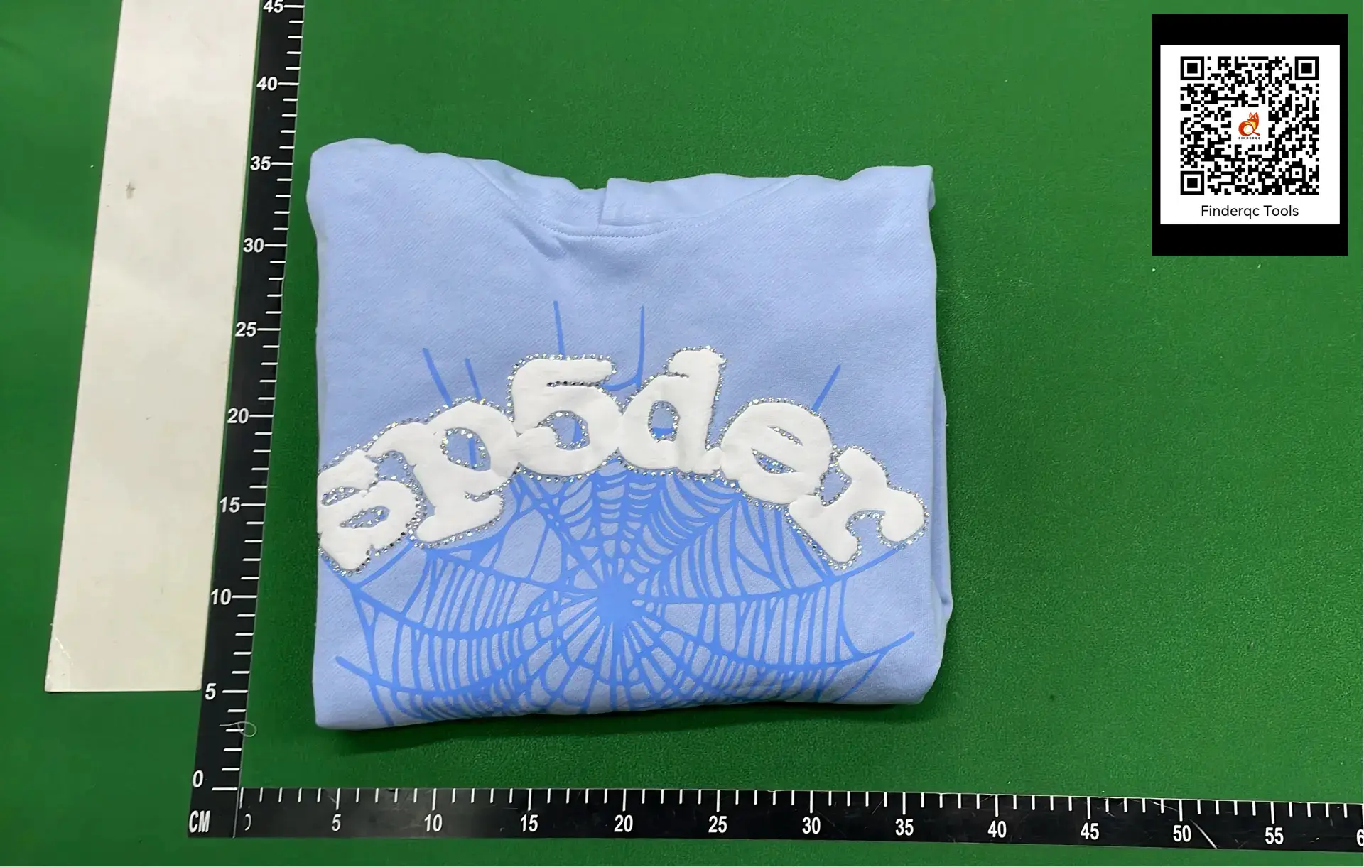 SPIDER hoodie light blue