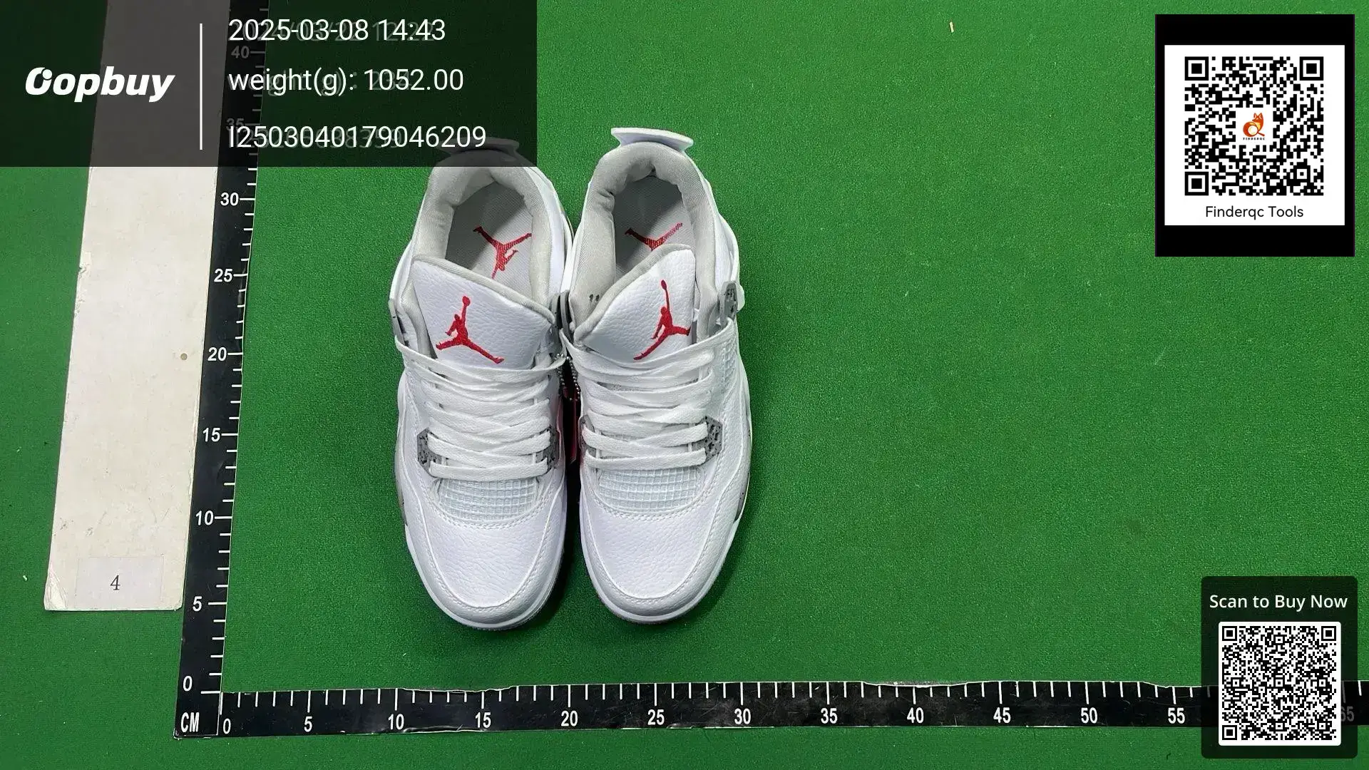 Air Jordan 4 White Cement