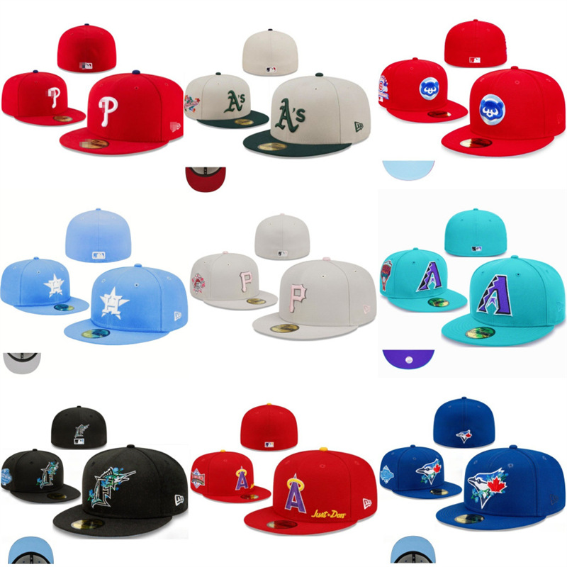 New Size Cap MLB Closed Cap Outdoor Sun Protection Closed Cap Men's and Women's Hip-hop Embroidered Baseball Cap Foto QC de 1688 na Qualit.ly