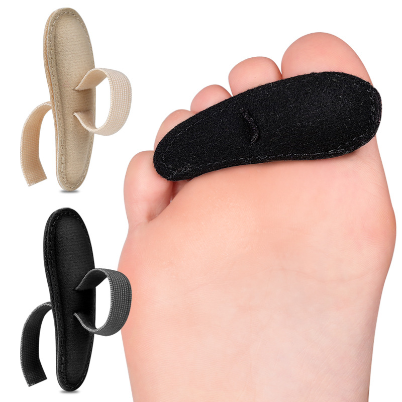 Single Hole Toe Separator Hallux Valgus Hammer Toe Bend Orthopedic Support Pad Overlapping Toe Adjustable Separator
