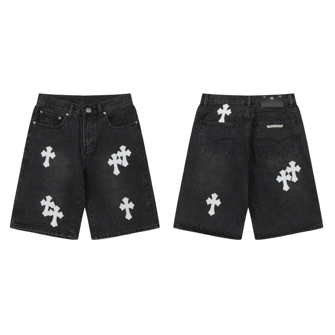 VIVIDNIGHTMARE black denim shorts