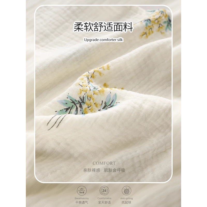 Baby Cotton Linen Blein Orchid Nightgown Nightgown Women's Summer Cotton Linen Tether Japanese Kimono Bathrobe Bathrobe Pajamas Summer