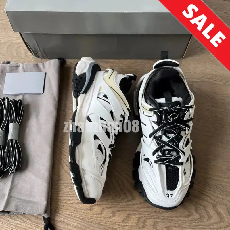 In-Stock 2025 Paris Dad Shoes Thick-Soled Height-Increasing Deconstructed Lace-Up Multi-Color Trendy Fashion Unisex Couple Sneakers