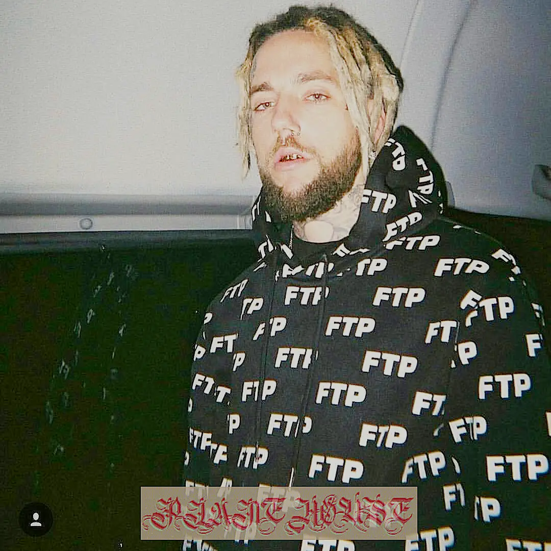 [in Stock] Ftp Fuckthepopulation All over Letter Logo Coil Cotton Sweatshirt American Trend
