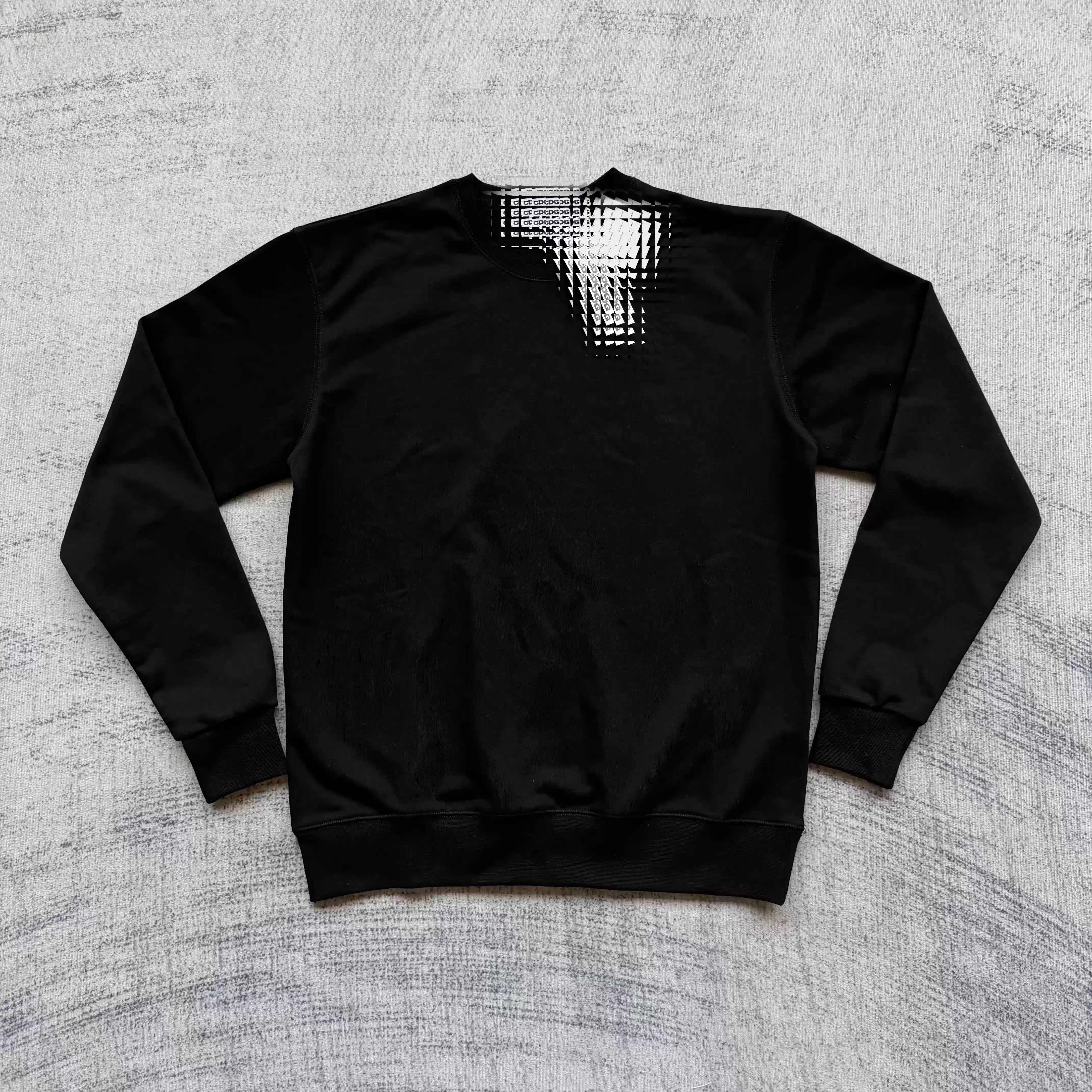 Back letter round neck thick cotton T Foto QC de TAOBAO na Qualit.ly