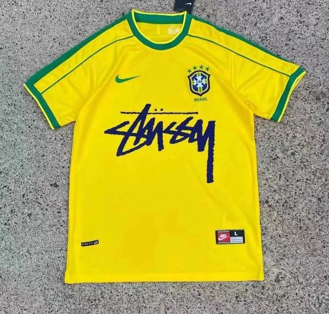 Nike Stussy Brasil CBF Jersey