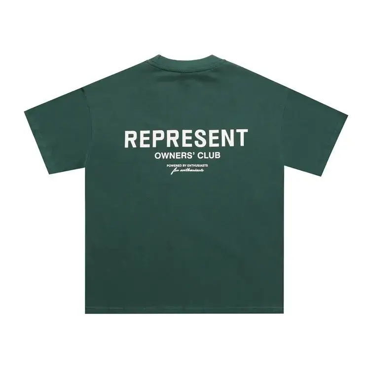 Slogan printed short sleeved T-shirt R447