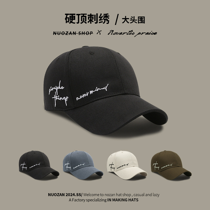 Designer Personalized Men's high quality Baseball Cap Korean Style Trendy All-match Casual Hat Shown Face Small Cap Women