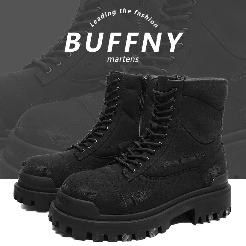 Doing old niche design senior sense of simplicity Martin boots 2024 fall new British retro workwear versatile men's boots