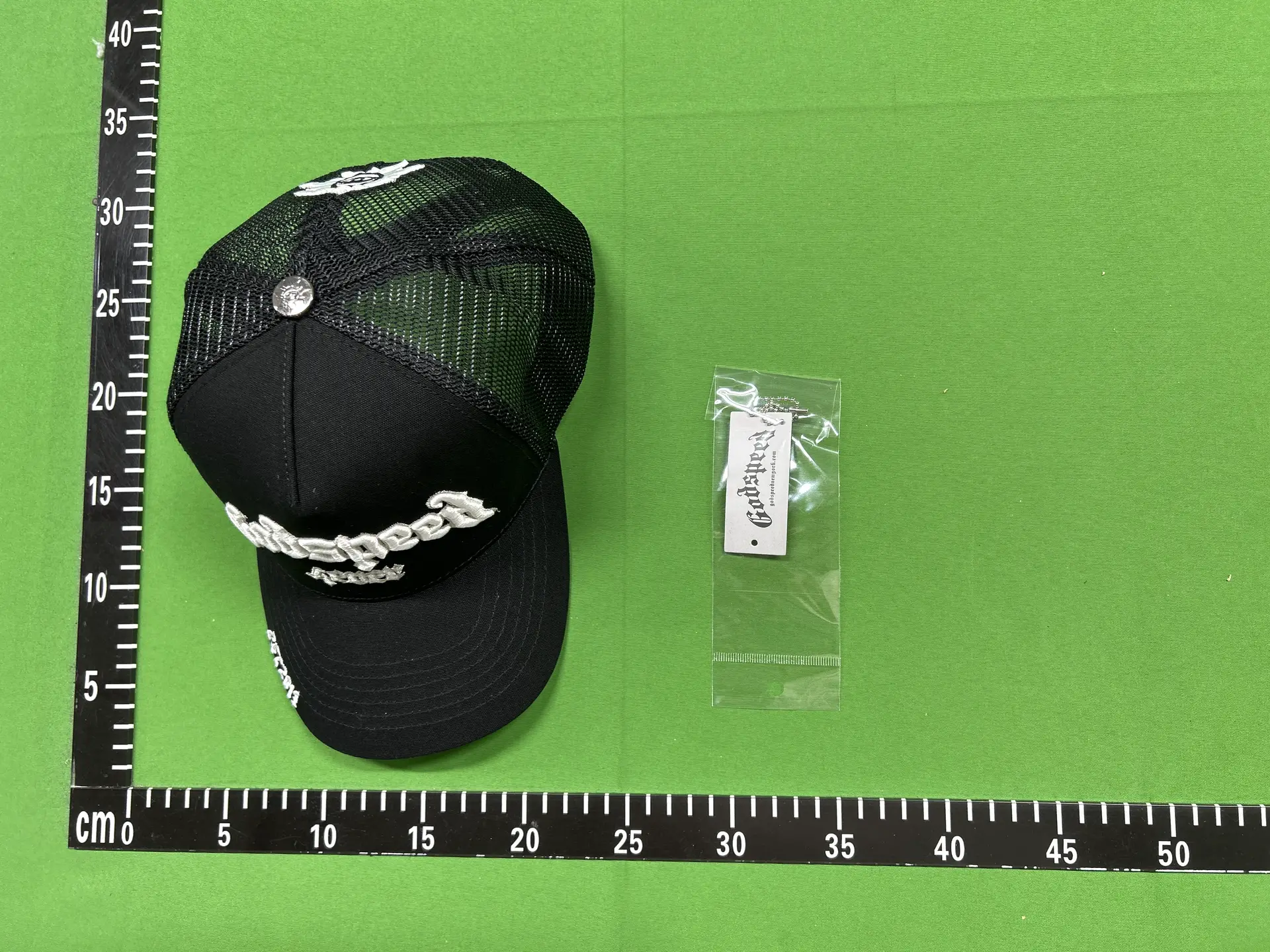 Godspeed Embroidered Baseball Cap Black