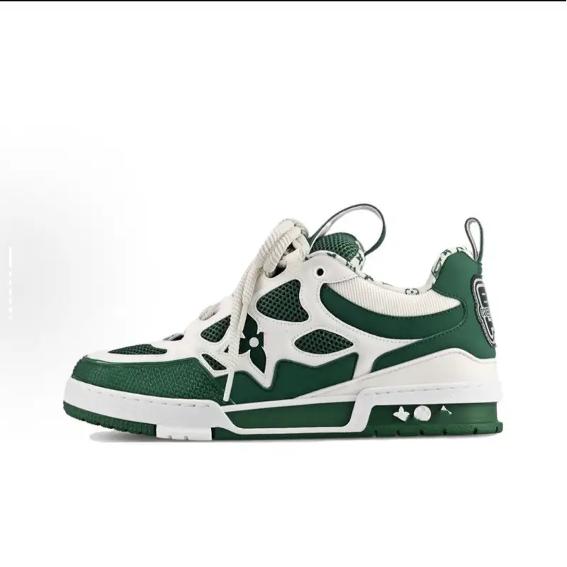 High-End European Trendy Casual Shoes Spring Fashion New Spliced Sports Sneakers for Men and Women