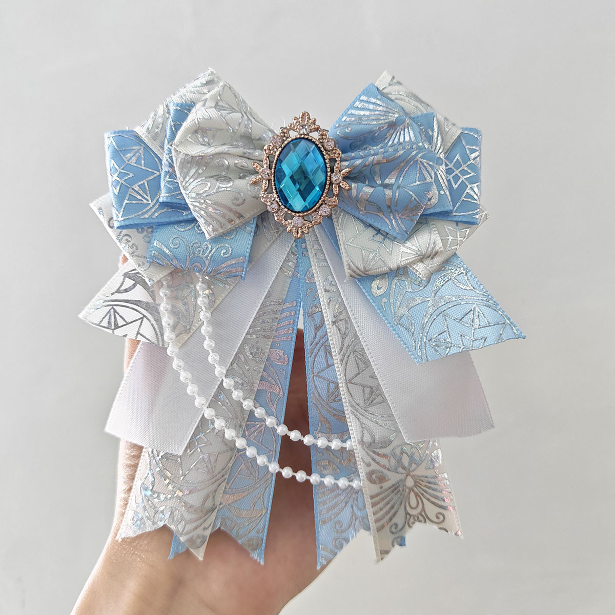 Ins Original Handmade DIY Cheering Stick Bowknot Two-Dimensional Accessories Laser Pain Packaging Decoration Item Carat Stick